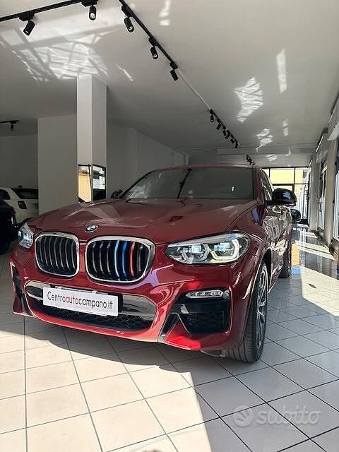 Usata BMW X4 M Sport 190 CV (139 kW) 2019 Rosso SUV