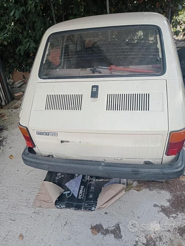 Usata Fiat 126 24 CV (17 kW) 1984 Giallo Utilitaria