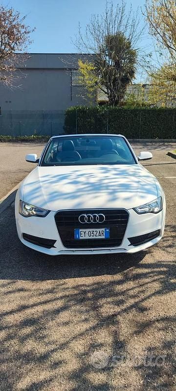 Usata Audi A5 Cabriolet 190 CV (139 kW) 2015 Bianco Cabrio