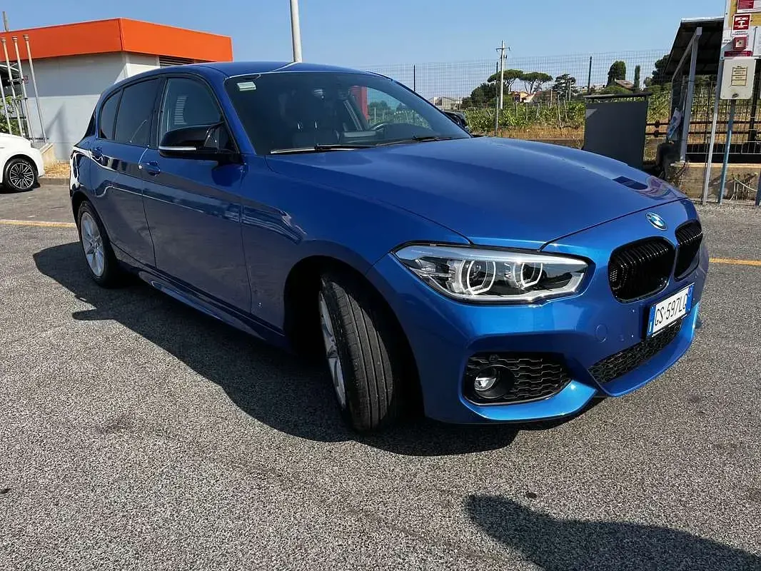 Usata BMW 118 M Sport 136 CV (100 kW) 2018 Blu/azzurro Berlina