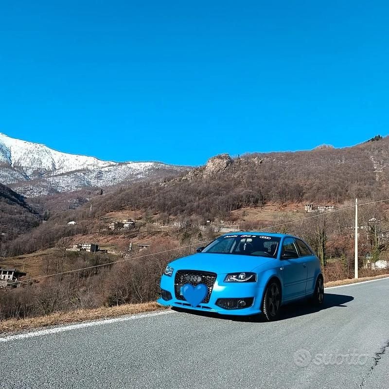 Usata Audi A3 150 CV (110 kW) 2006 Blu Utilitaria