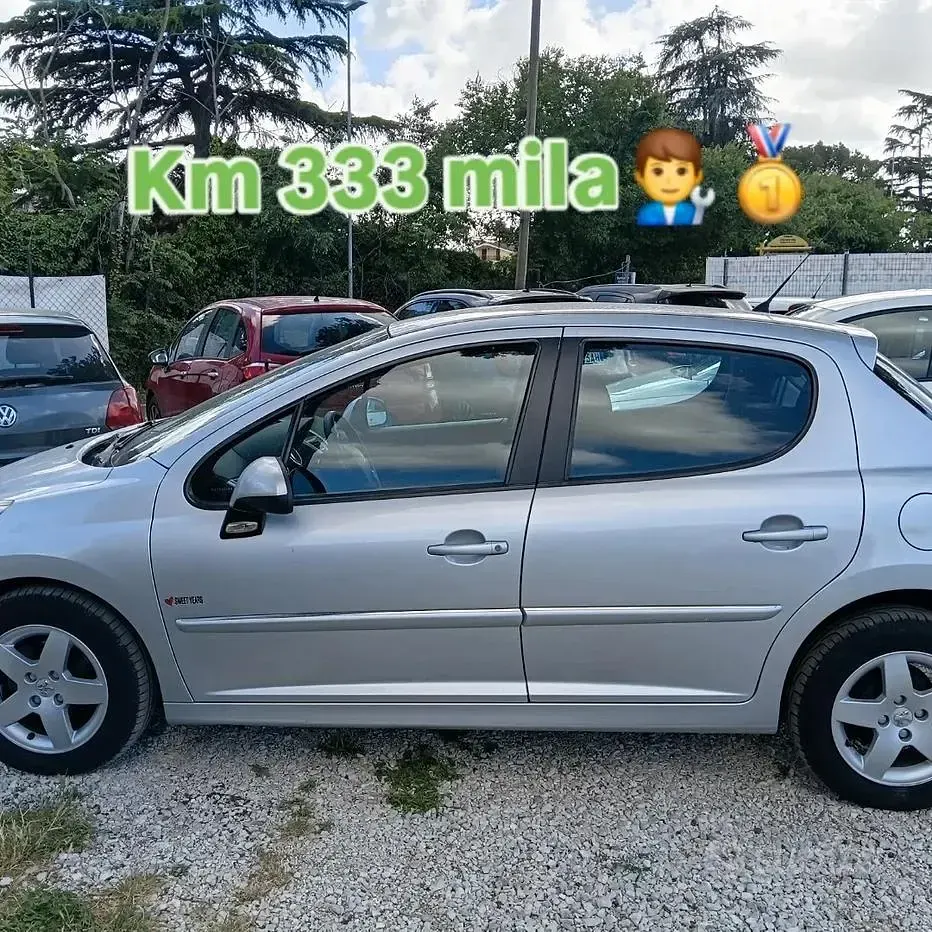 Usata Peugeot 207 68 CV (50 kW) 2012 Grigio Berlina