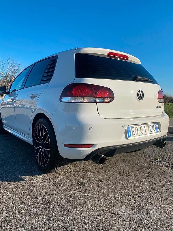 Usata VW Golf VI Highline 160 CV (117 kW) 2010 Bianco Utilitaria