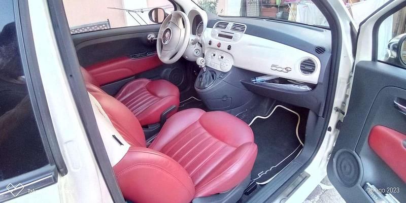 Usata Fiat 500C Lounge 101 CV (74 kW) 2013 Bianco Cabrio
