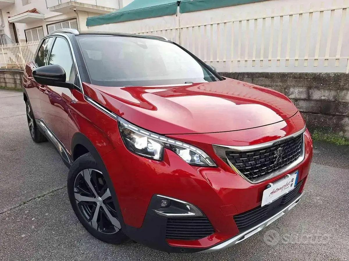 Usata Peugeot 3008 GT-line 131 CV (96 kW) 2019 Rosso SUV