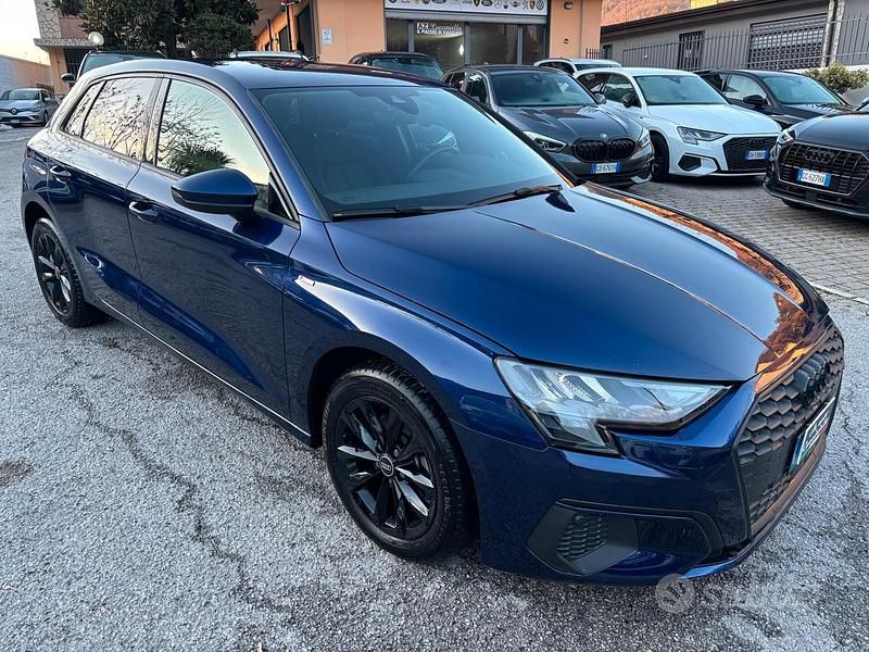 Usata Audi A3 Ambiente 116 CV (85 kW) 2022 Blu Berlina