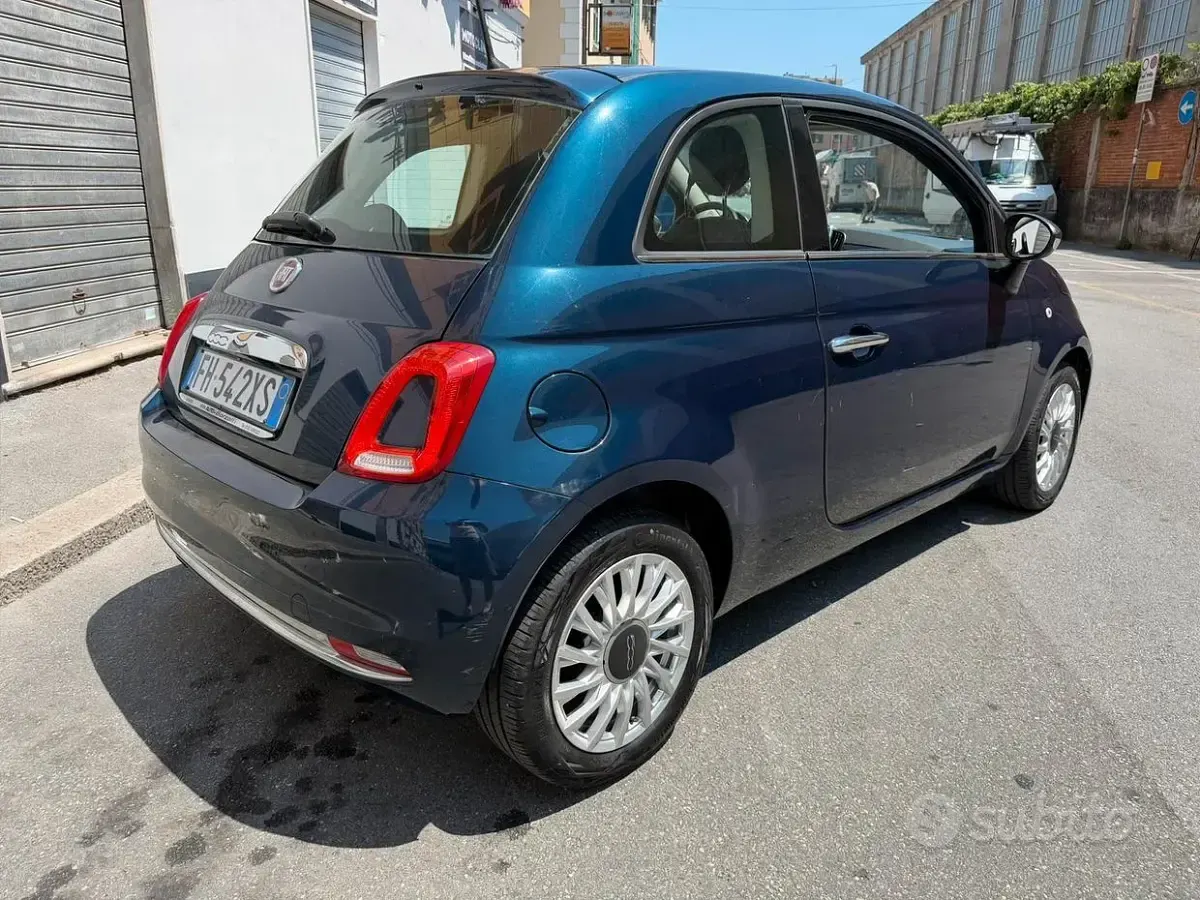 Usata Fiat 500 Lounge 86 CV (63 kW) 2017 Bluazzurro Berlina