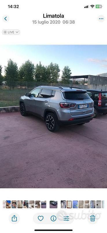 Usata Jeep Compass 120 CV (88 kW) 2018 Grigio SUV
