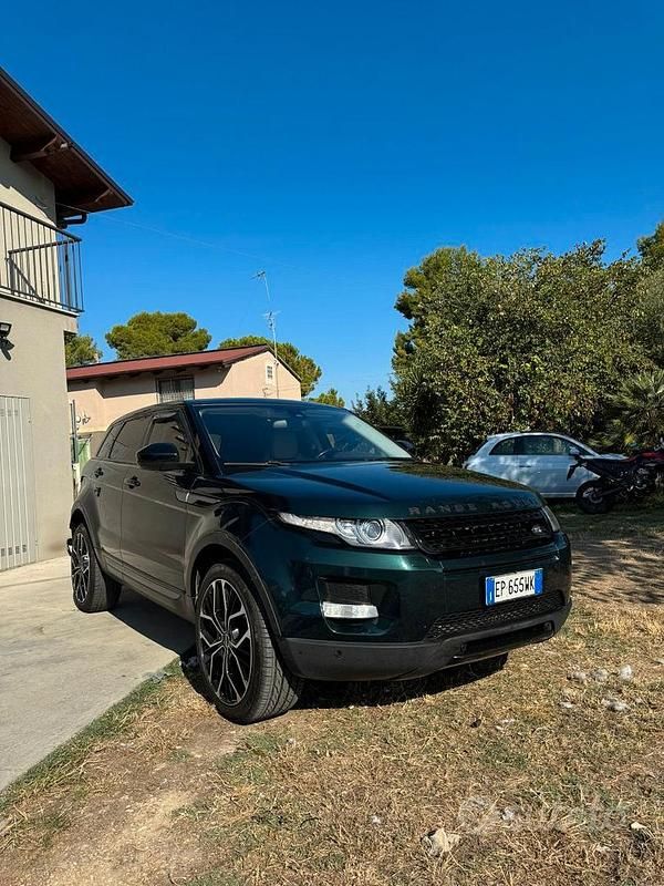 Usata Land Rover Range Rover evoque Prestige 150 CV (110 kW) 2012 Verde Berlina