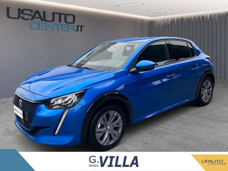 Usata Peugeot e-208 Allure 56 kW (77 CV) 2020 Blu/azzurro Utilitaria