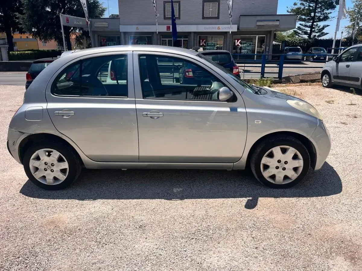 Usata Nissan Micra Acenta 80 CV (58 kW) 2003 Argento Utilitaria