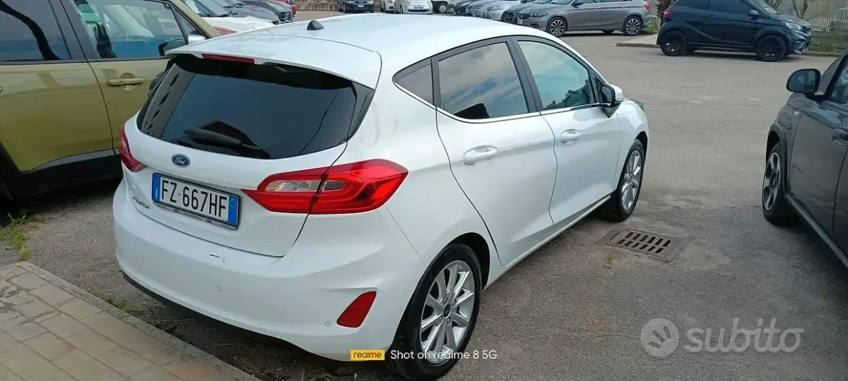 Usata Ford Fiesta Titanium 86 CV (63 kW) 2019 Bianco Utilitaria
