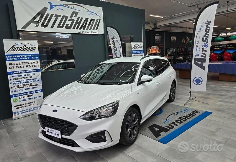 Usata Ford Focus ST-Line 125 CV (91 kW) 2020 Bianco Station wagon