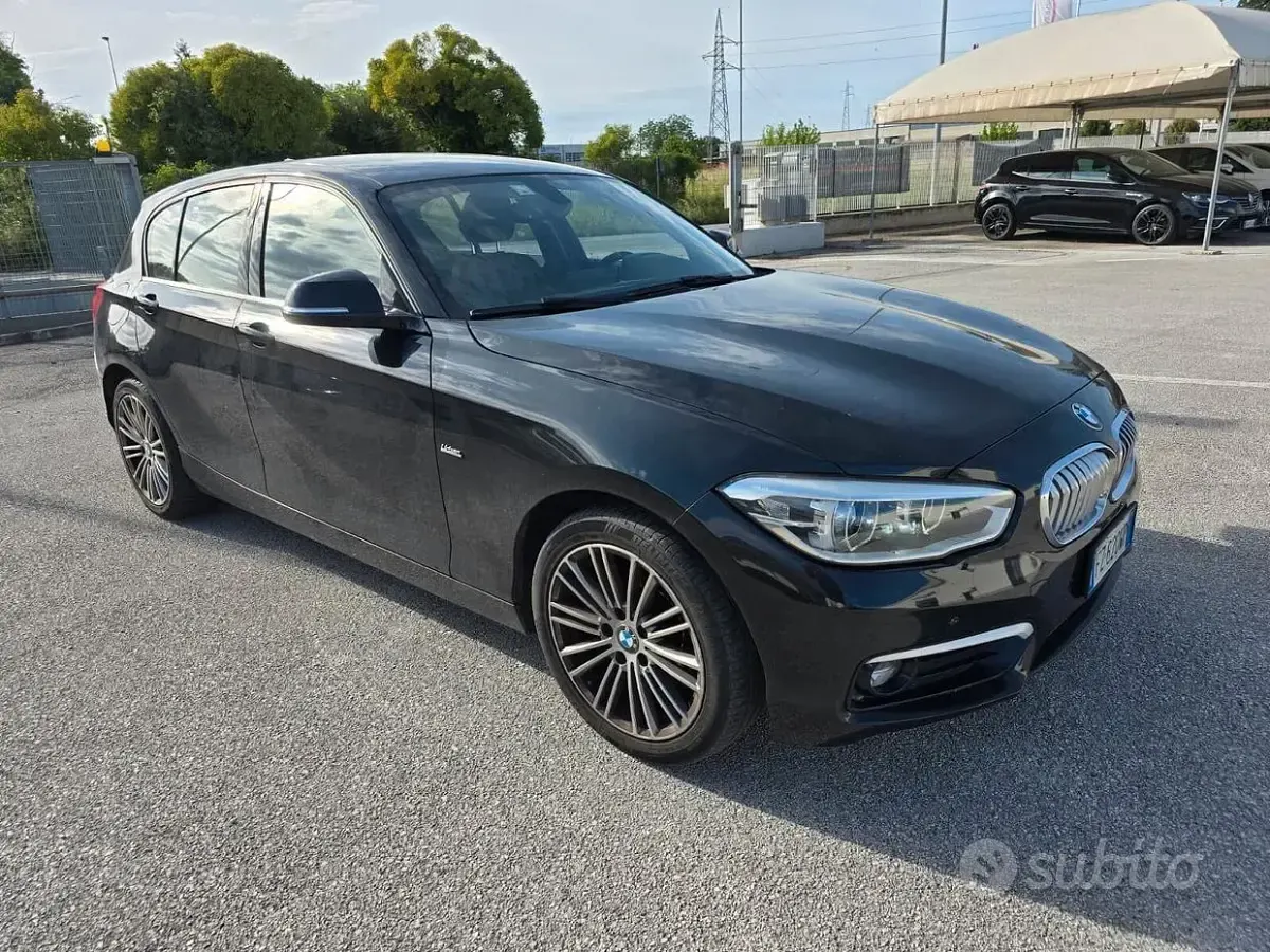 Usata BMW 116 116 CV (85 kW) 2017 Nero Utilitaria