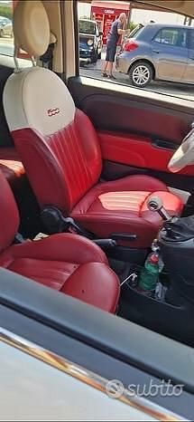 Usata Fiat 500C 95 CV (69 kW) 2013 Bianco Cabrio