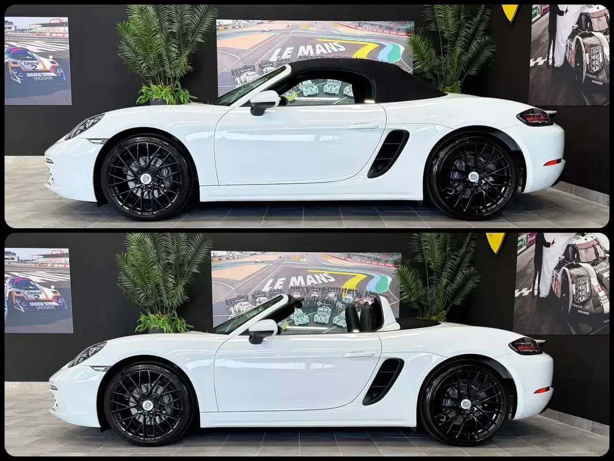 Usata Porsche 718 Boxster 300 CV (220 kW) 2016 Bianco carrara Cabrio