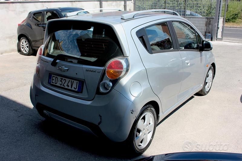 Usata Chevrolet Spark LT 82 CV (60 kW) 2010 Grigio Utilitaria