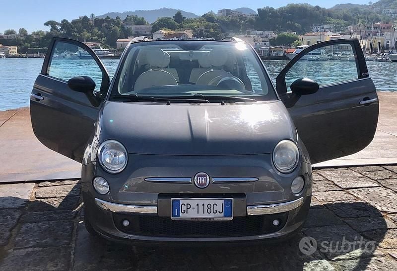 Usata Fiat 500C 2011 Grigio Cabrio