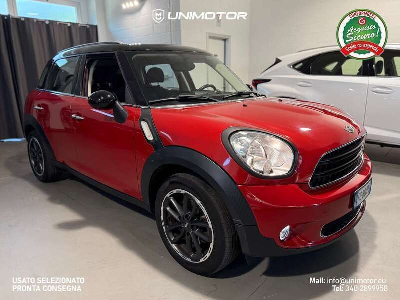 Rosso Usata 2016 Mini Cooper D Countryman SUV | 8950 € (Buon prezzo) - Immagine 1/4
