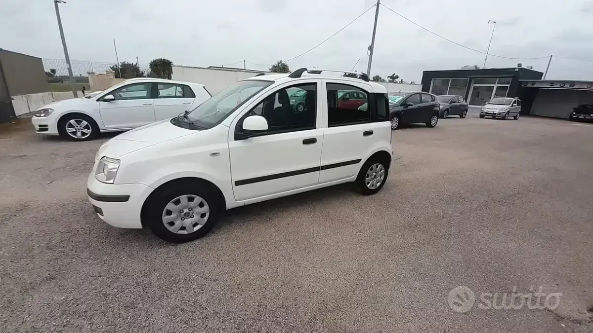 Usata Fiat Panda Dynamic 69 CV (50 kW) 2011 Bianco Utilitaria
