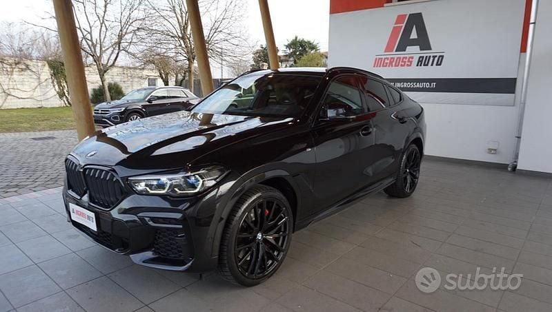 Usata BMW X6 M Sport 340 CV (250 kW) 2022 Nero SUV