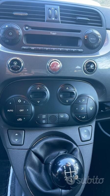 Usata Fiat 500C 95 CV (69 kW) 2014 Grigio Cabrio