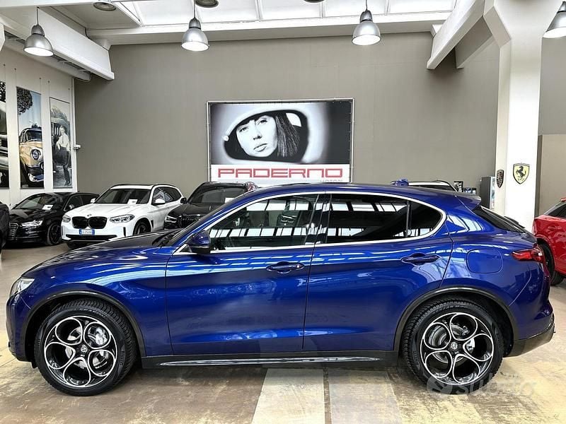 Usata Alfa Romeo Stelvio Ti 210 CV (154 kW) 2020 Blu SUV