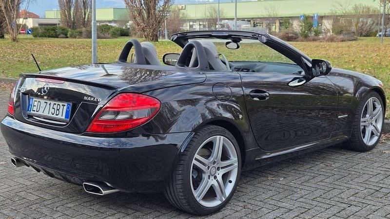 Usata Mercedes SLK200 184 CV (135 kW) 2010 Nero Cabrio