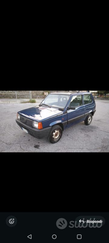 Usata Fiat Panda 4x4 Climbing 55 CV (40 kW) 2003 Blu Utilitaria