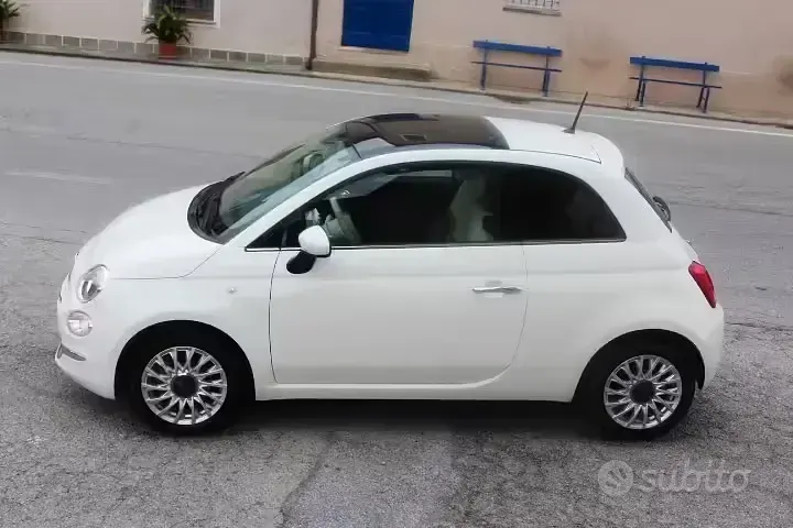 Occasion Fiat 500 Lounge 69 ch (50 kW) 2015 Blanc Citadine