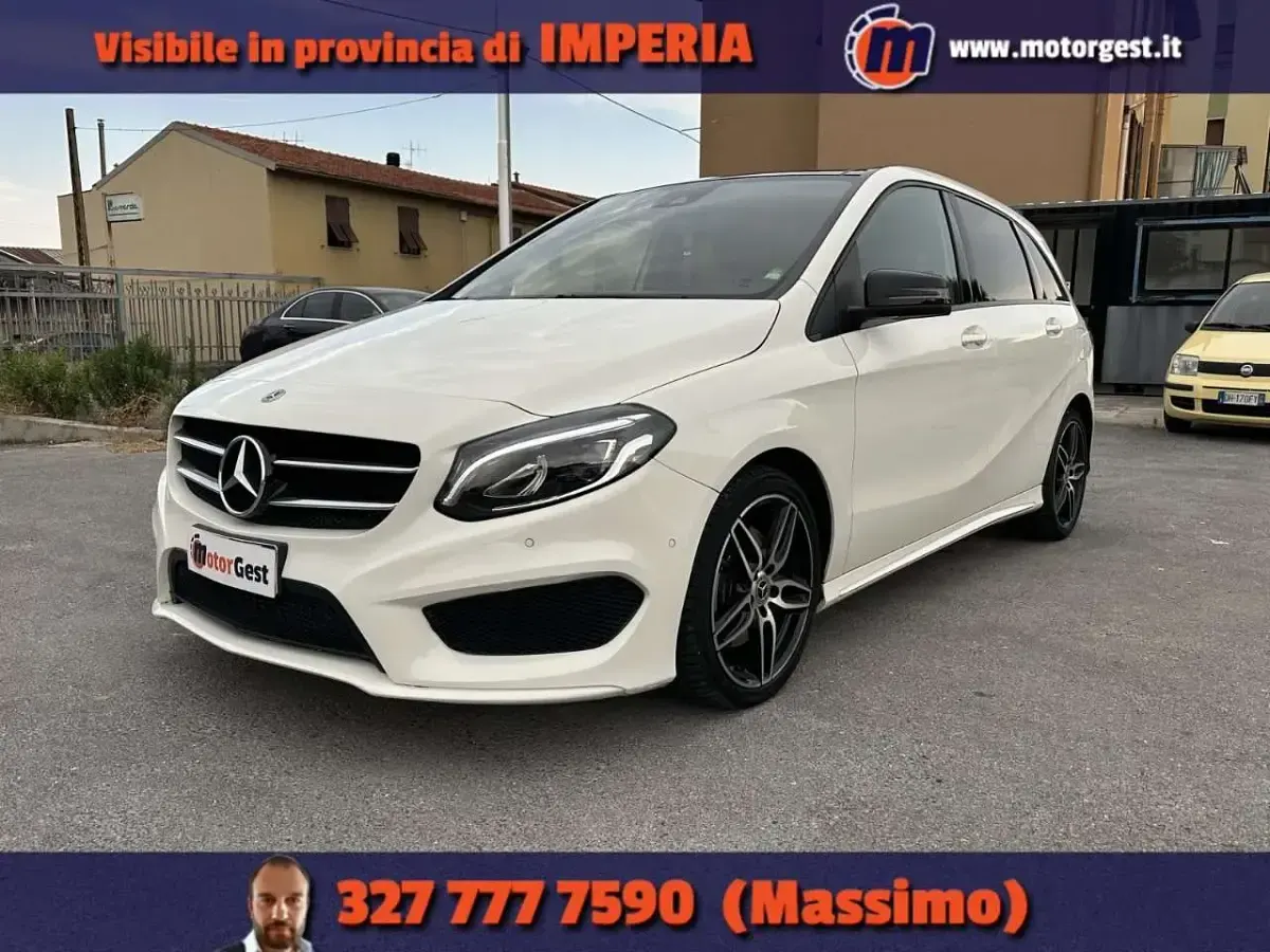 Usata Mercedes B220 Premium 177 CV (130 kW) 2017 Bianco Utilitaria