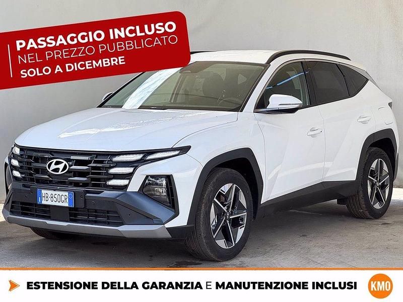 Nuova Hyundai Tucson 136 CV (100 kW) 2025 Bianco SUV