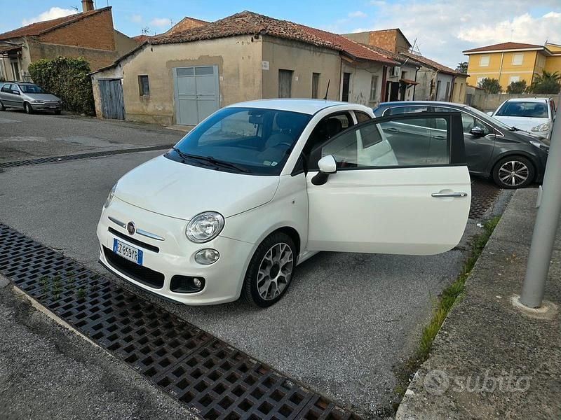 Usata Fiat 500 Sport 95 CV (69 kW) 2015 Bianco Utilitaria