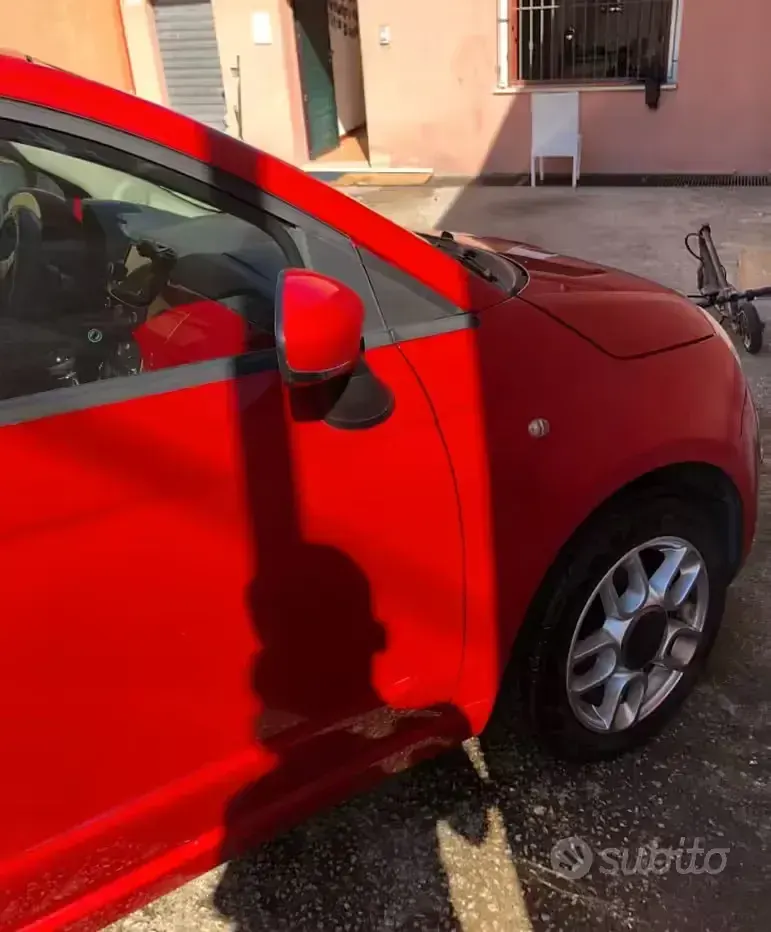 Usata Fiat 500 69 CV (50 kW) 2016 Rosso Berlina