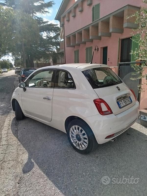 Usata Fiat 500 69 CV (50 kW) 2019 Bianco Utilitaria