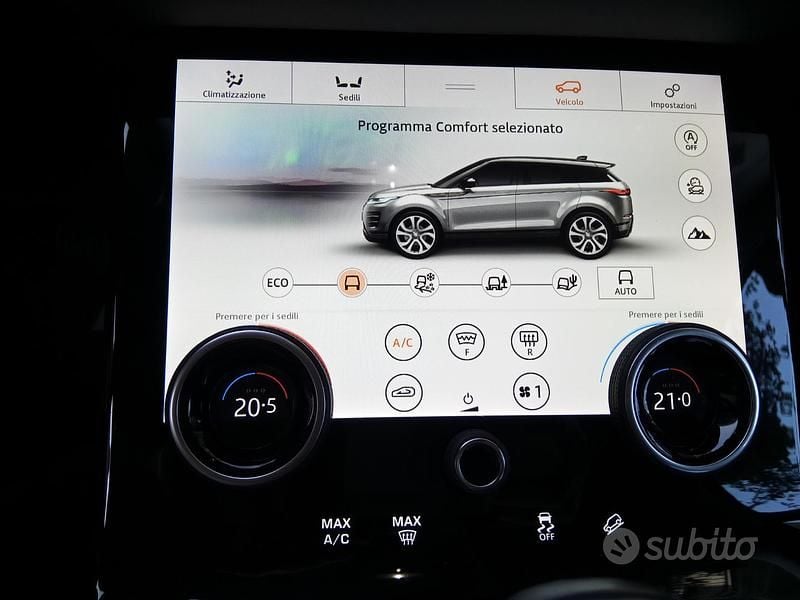 Usata Land Rover Range Rover evoque 150 CV (110 kW) 2019 Nero SUV