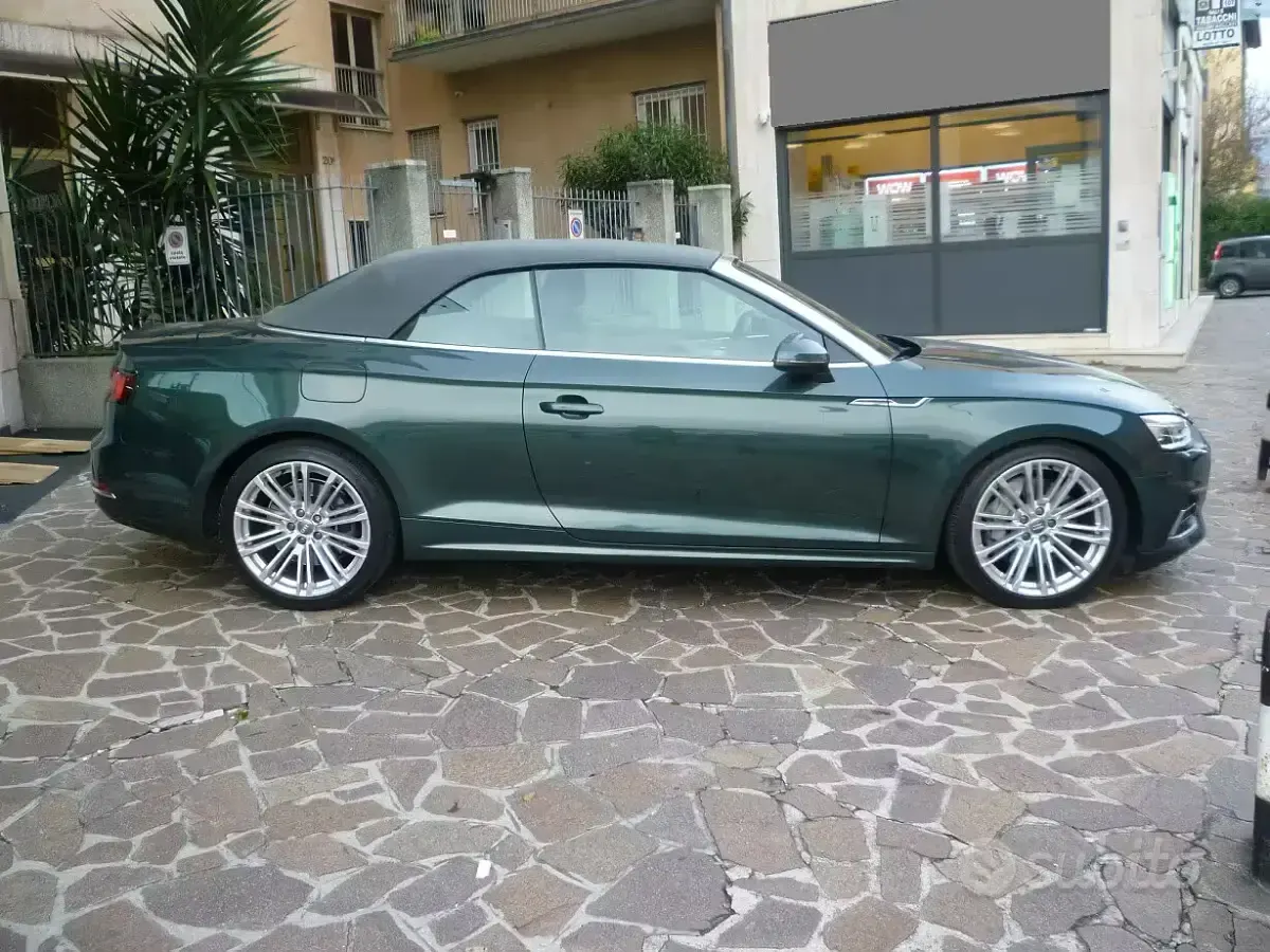 Usata Audi A5 Cabriolet 286 CV (210 kW) 2019 Verde Cabrio