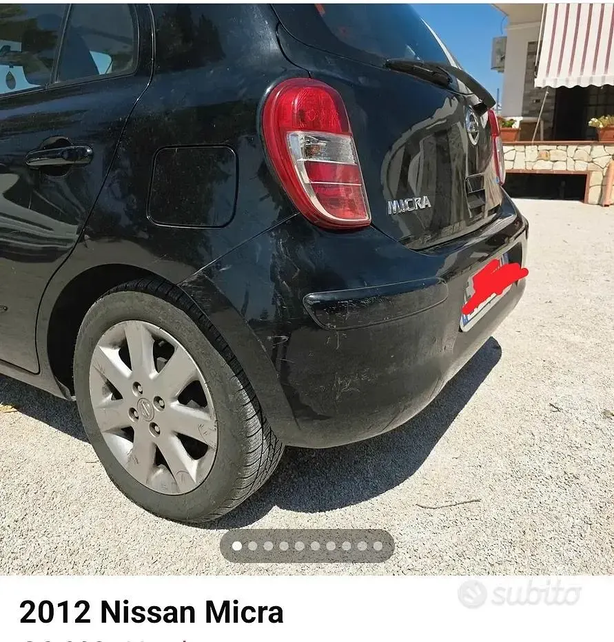 Usata Nissan Micra 80 CV (58 kW) 2012 Nero Utilitaria