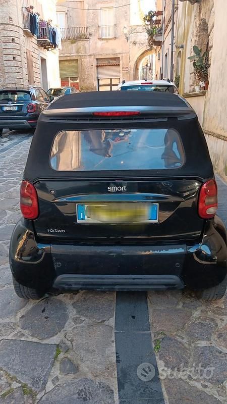 Usata Smart ForTwo Cabrio 41 CV (30 kW) 2006 Nero Cabrio