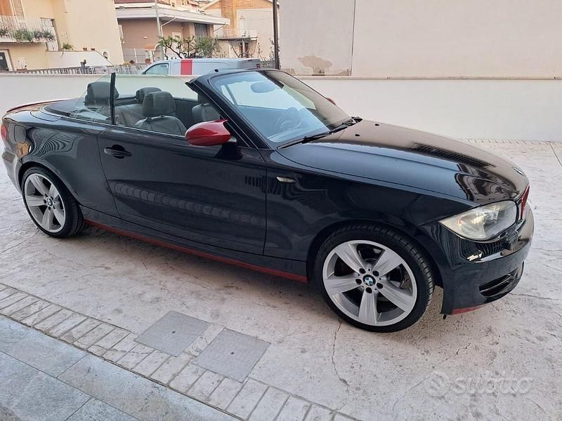 Usata BMW 120 Cabriolet 177 CV (130 kW) 2009 Nero Cabrio