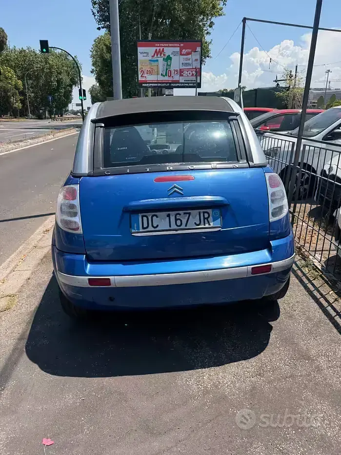 Usata Citroën C3 Pluriel Exclusive 68 CV (50 kW) 2008 Bluazzurro Cabrio