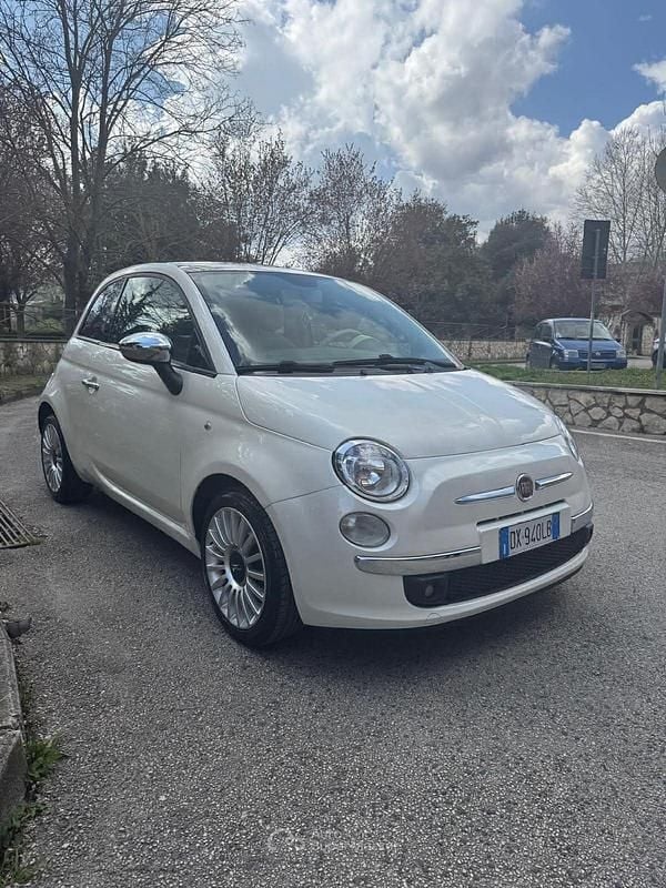 Usata Fiat 500 99 CV (72 kW) 2009 Bianco Cabrio