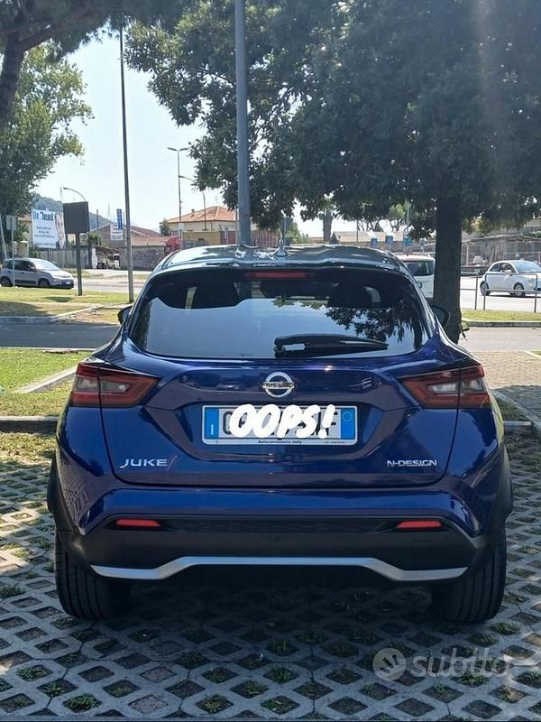 Usata Nissan Juke 114 CV (83 kW) 2021 Blu/azzurro SUV