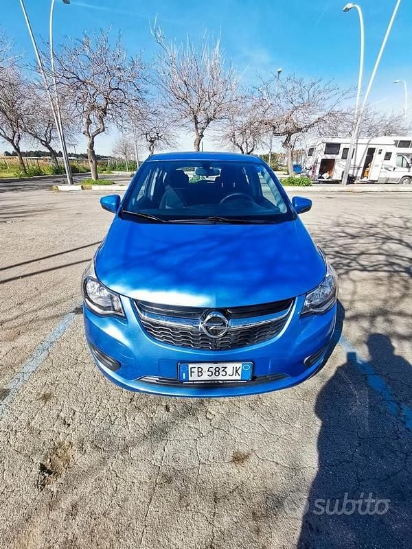 Usata Opel Karl 75 CV (55 kW) 2016 Blu Utilitaria