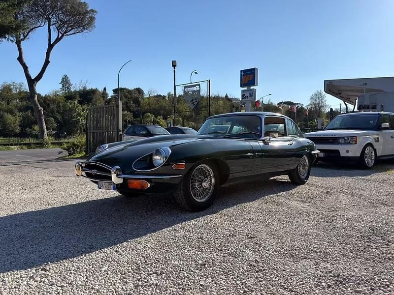 Usata Jaguar E-Type 265 CV (194 kW) 1970 Verde Coupé
