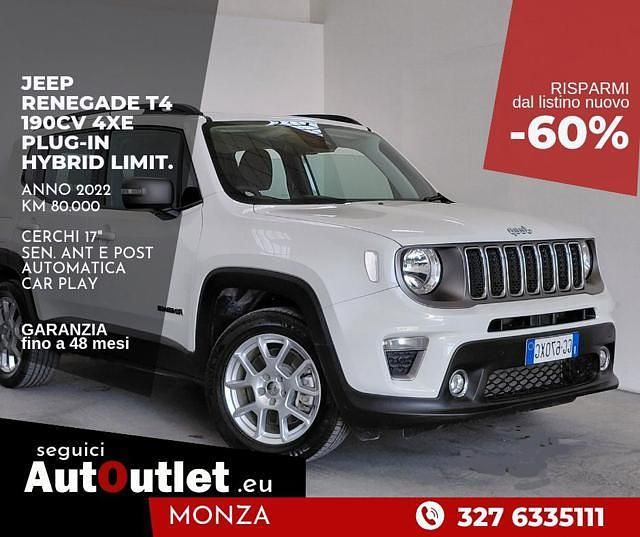 Usata Jeep Renegade Limited 190 CV (139 kW) 2022 Bianco SUV