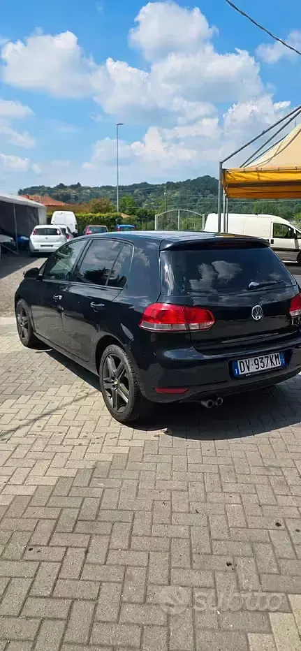 Usata VW Golf VI 110 CV (80 kW) 2009 Nero Utilitaria