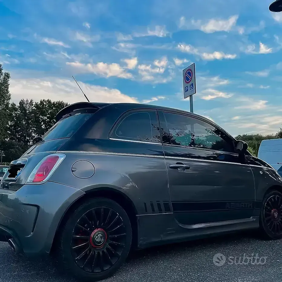 Usata Fiat 500 Abarth 100 CV (73 kW) 2008 Grigio Coupé