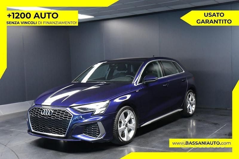 Usata Audi A3 S-Line 116 CV (85 kW) 2024 Blu Berlina