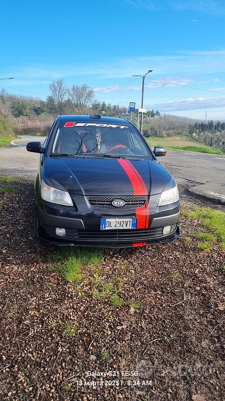 Usata Kia Rio 110 CV (80 kW) 2007 Nero Berlina